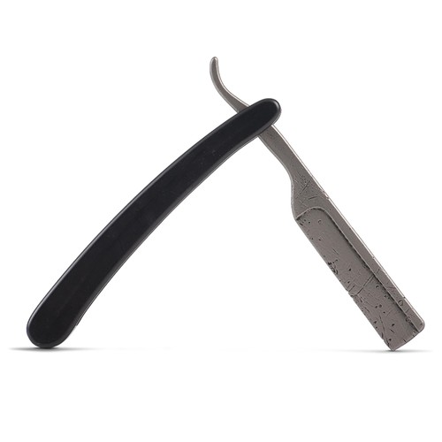 Giant plastic razor blade - plastic,